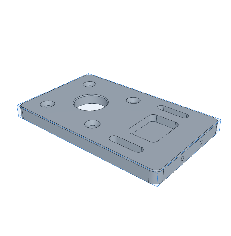 Motor mount plate